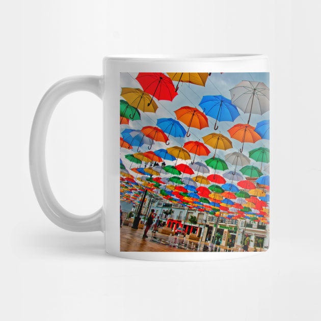 Colourful Umbrellas Torrox Spain by AndyEvansPhotos